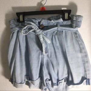 Arizona Paperbag Waist Tie Shorts